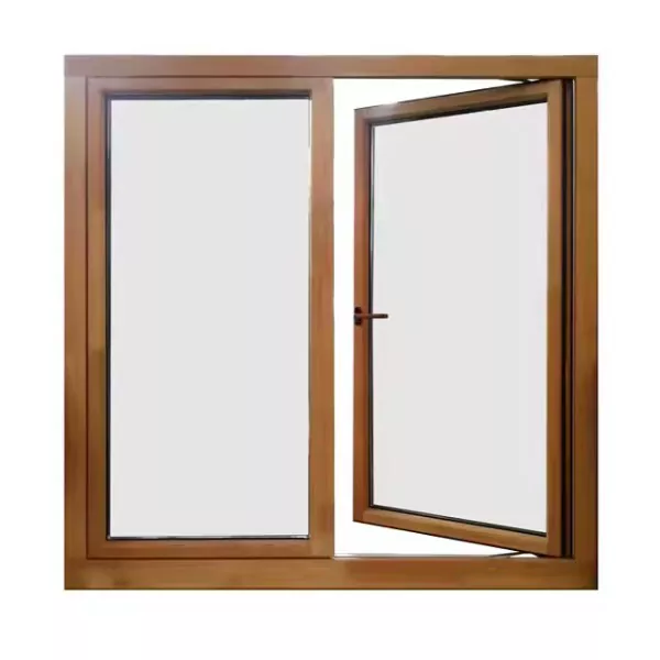 Fenêtres en bois revêtu d'aluminium Fenêtre à battants vintage