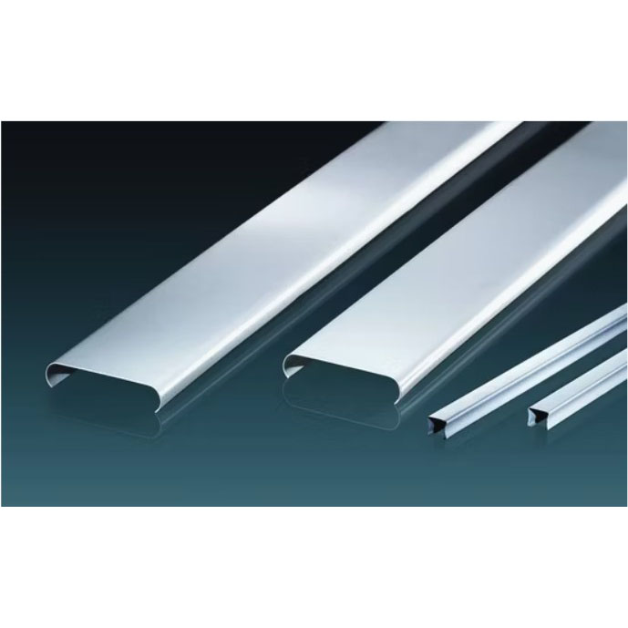 Profils de plafond en aluminium linéaire en U.