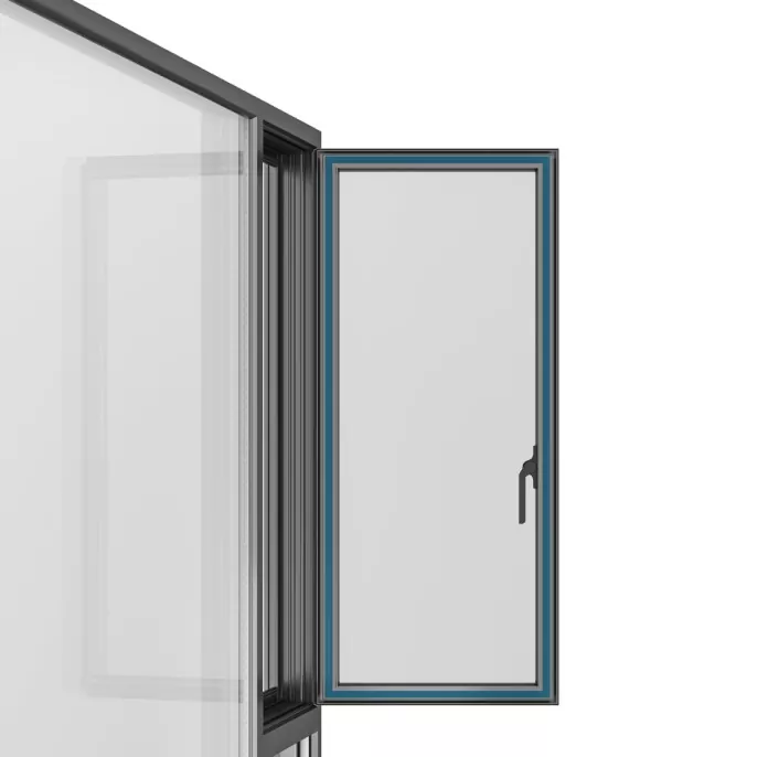 Fenêtres en aluminium à double vitrage