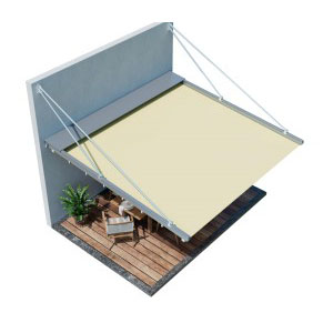 Aluminium auvent rétractable Pergola pliant toute la saison PVC Roof