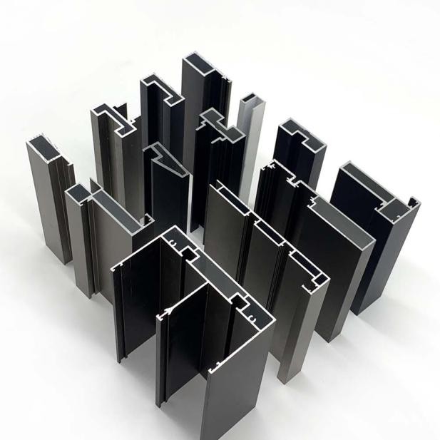 Profilés en aluminium de cadre de porte de douche