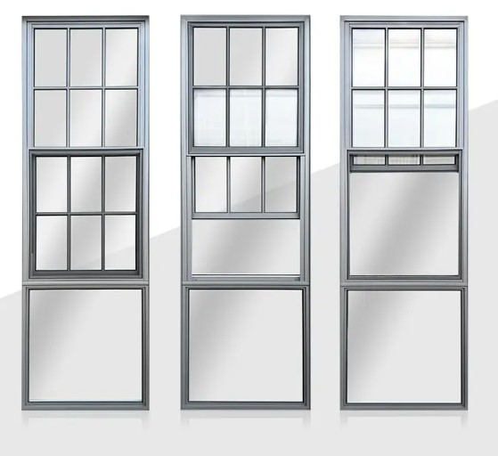 Fenêtres en aluminium suspendu