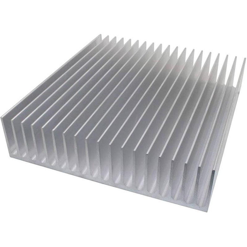 Évite à chaleur carrée extrudée en aluminium